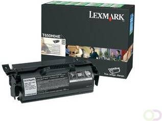 LEXMARK T65X tonercartridge zwart standard capacity 25.000 pagina's 1-pack return program label cartridge