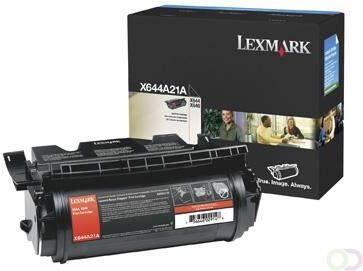 LEXMARK X644e X646dte tonercartridge zwart standard capacity 10.000 pagina's 1-pack