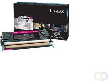 LEXMARK X746 X748 tonercartridge magenta standard capacity 7.000 pagina's 1-pack