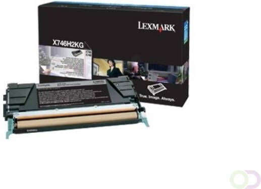 LEXMARK X746 X748 tonercartridge zwart high capacity 12.000 pagina s 1-pack