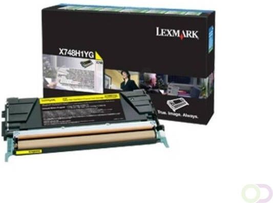 LEXMARK X748 tonercartridge geel standard capacity 10.000 pagina s 1-pack corporate