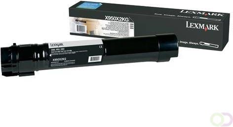 LEXMARK XS955de toner zwart standard capacity 32.000 paginas 1-pack Return Programme