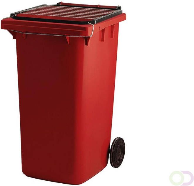 Mini-container met foliestiek 240 ltr