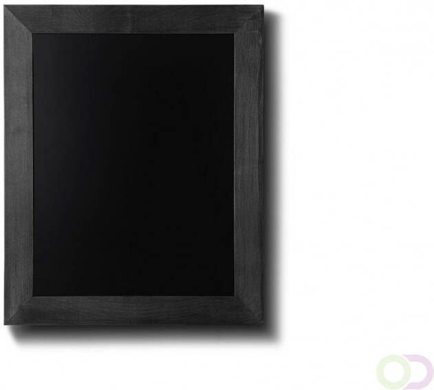 Natura Krijtbord Wandmontage Zwart 30 x 40 cm