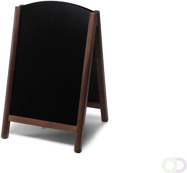 Stoepbord krijt A model JD Natura Fast Switch 55x85 Donkerbruin