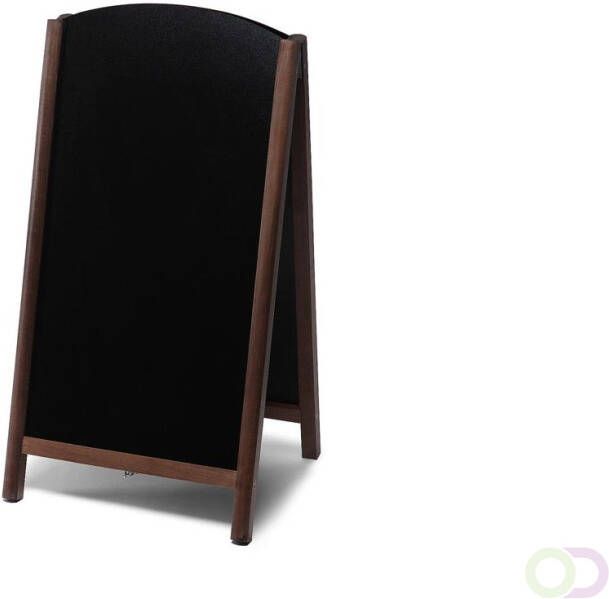 Stoepbord krijt A model JD Natura Fast Switch 68x120 Donkerbruin