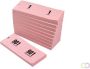 Office Nummerblok 42x105mm nummering 1-1000 roze 10 stuks - Thumbnail 1