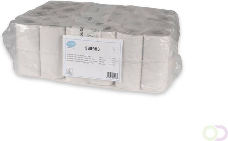 OCEANSOFT Comfort Toiletpapier 2 laags wit 48 rollen a 200vel