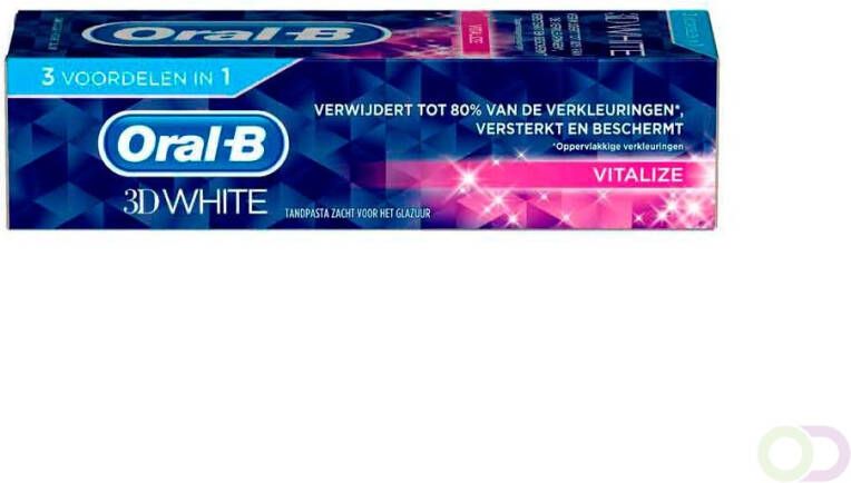 Oral B 3D White Vitalize Tandpasta 75 ml