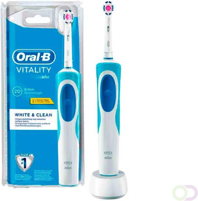 Oral B Vitality White + Clean oplaadbare elektrische tandenborstel