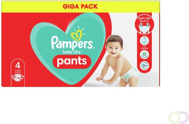 Pampers Baby-Dry Pants 112 Luierbroekjes 9kg-15kg