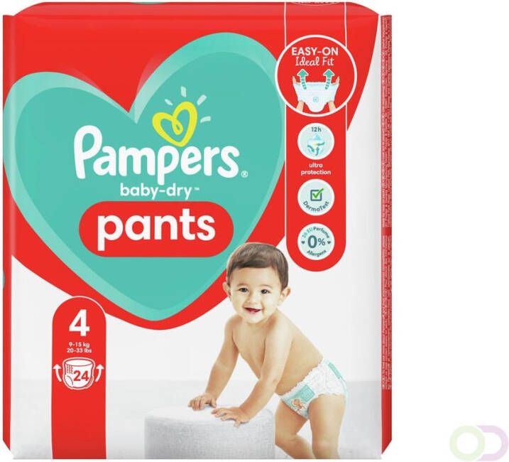 Pampers Baby-Dry Pants 24 Luierbroekjes 9kg-15kg