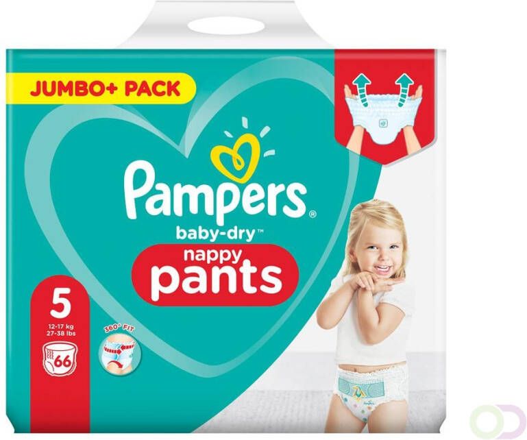 Pampers Baby-Dry Pants 66 Luierbroekjes 12kg-17kg