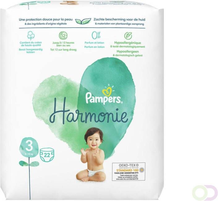 Pampers Harmonie 22 Luiers 6kg-10kg
