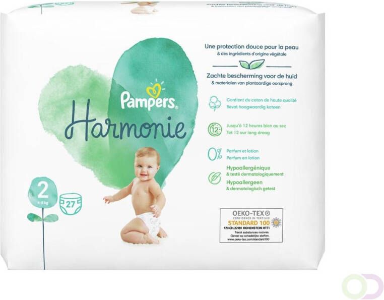 Pampers Harmonie 27 Luiers 4kg 8kg