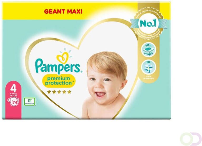 Pampers Premium Protection Luiers x74 9-14kg