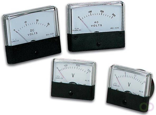 Velleman ANALOGE PANEELMETERVOOR AC SPANNINGSMETINGEN 300V AC 70 x 60mm