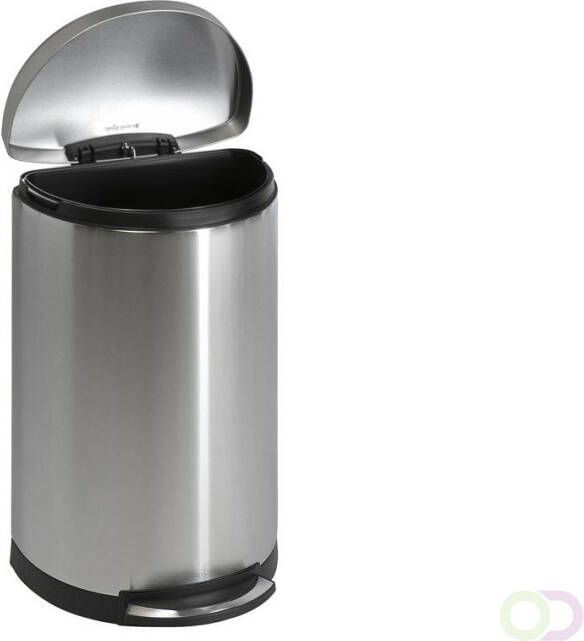 Pedaalemmer Semi-round 40 ltr Simplehuman