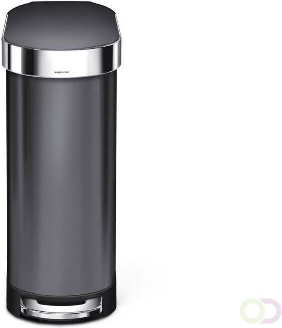 Pedaalemmer Slimline met Liner Pocket 45 ltr Simplehuman