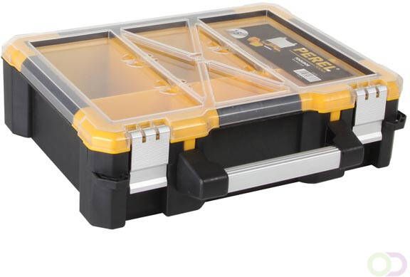 Velleman Plastic Opbergkoffer met Verwijderbare Bakjes 380 x 340 x 110 mm 14 L
