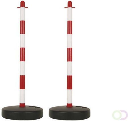 Velleman PLASTIC PAAL VOOR SIGNALISATIEKETTING ROOD WIT 2 st.