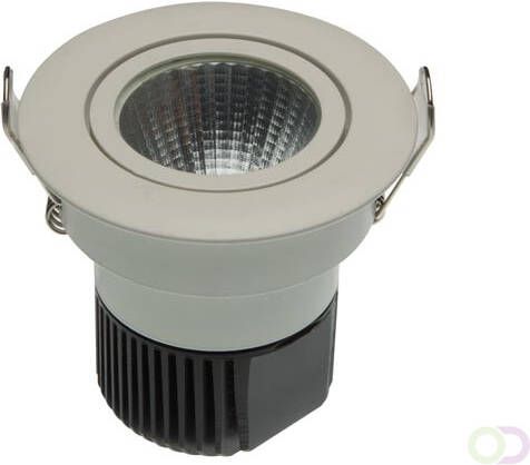 PROFESSIONELE PLAFONDLAMP COB LED 6.5 W ROND WITTE BEHUIZING