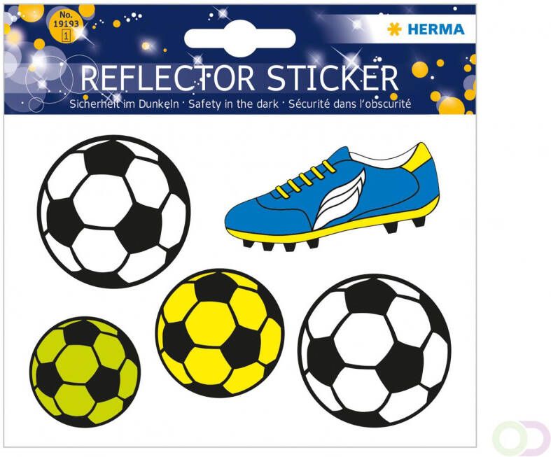 Reflector sticker voetbal