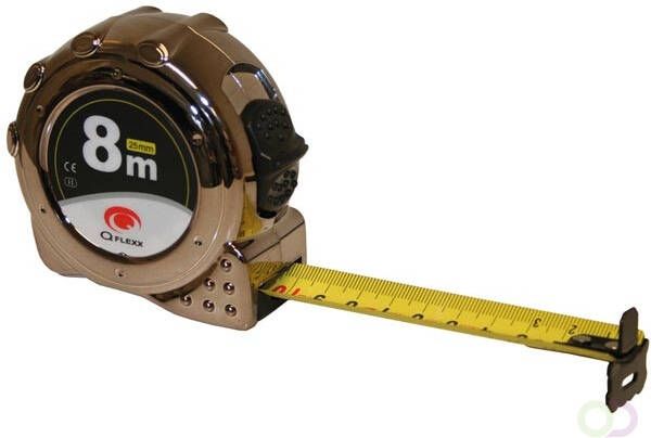 ROLBANDMAAT IN ABS-BEHUIZING MET UV-LAAG 8 m