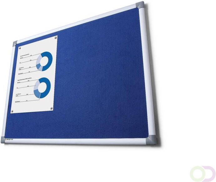 ScrittoÂ Prikbord Vilt Blauw 60 x 90 cm