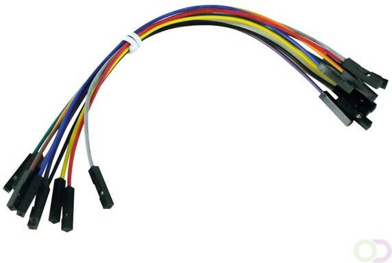 SET DRAADBRUGGEN 1 pin VROUWELJK NAAR VROUWELIJK 15 CM (10 st.)