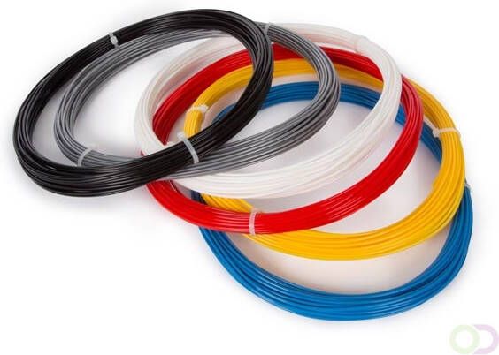 SET MET PLA-FILAMENT 1.75 mm 6 KLEUREN VOOR 3D-PRINTER EN 3D-PEN