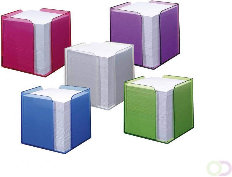 Silky Touch Memokubus blauw