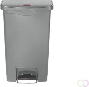 Rubbermaid Slim Jim Step On container Front Step kunststof 50 ltr grijs