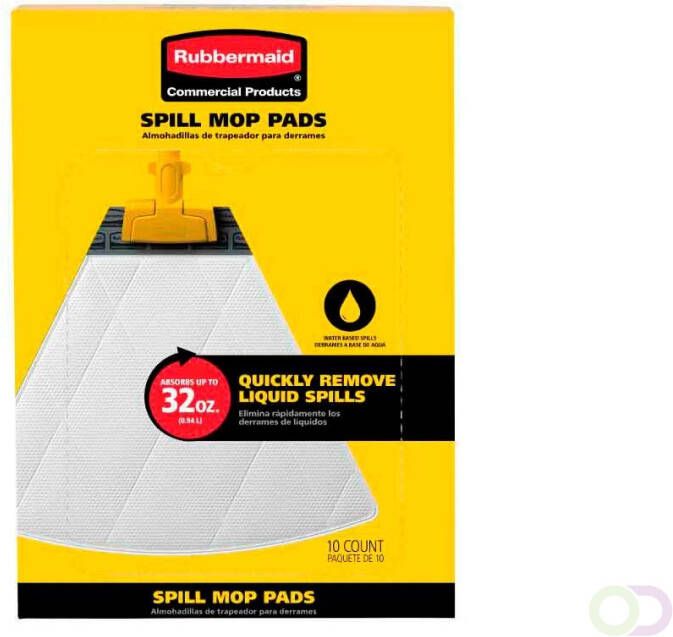 Spill Mop Navulling Pads Rubbermaid