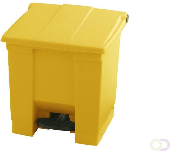 Step On Classic container 30 ltr Rubbermaid geel