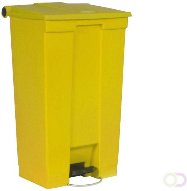 Step-On Classic container 87 ltr Rubbermaid geel