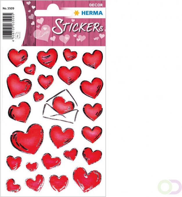 Herma Stickers kussentjes zilver preeg