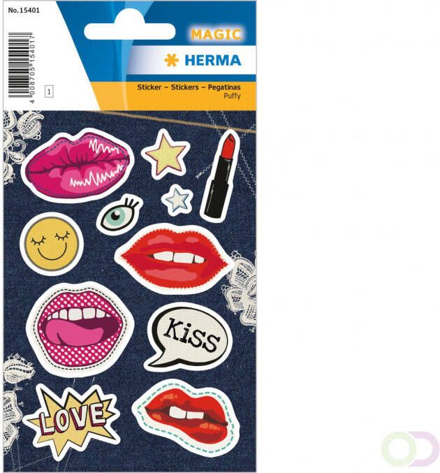 Stickers lip patches puffy