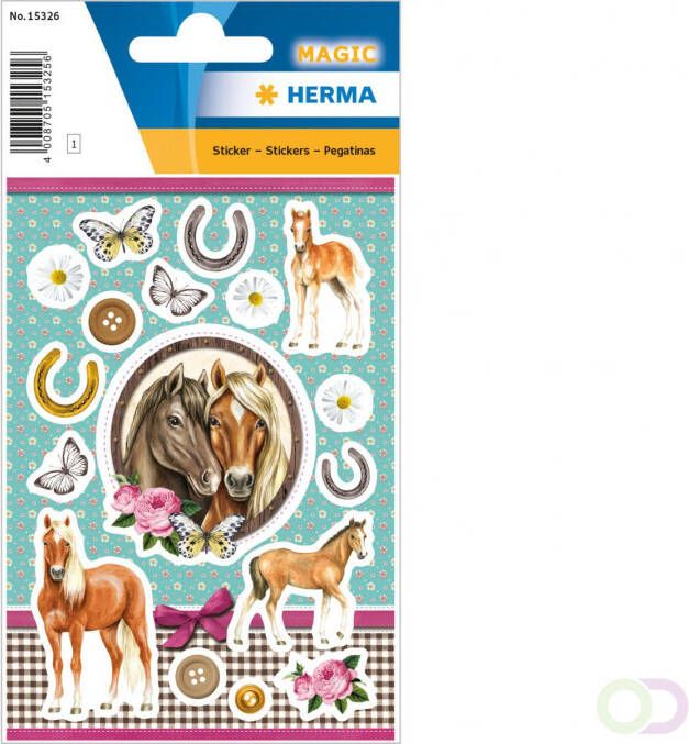 Herma Stickers paarden in love jewel