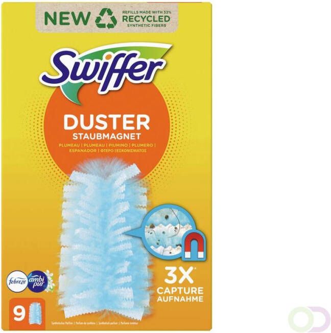 Swiffer Duster Trap &amp Lock navullingen Met Een Geur Van Ambi Pur x9