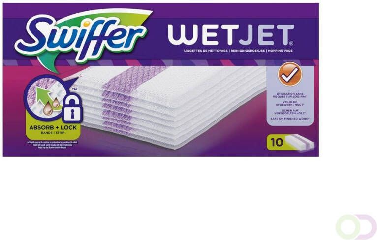 Swiffer WetJet Dweilsysteem Navulling Reinigingsdoekjes X10