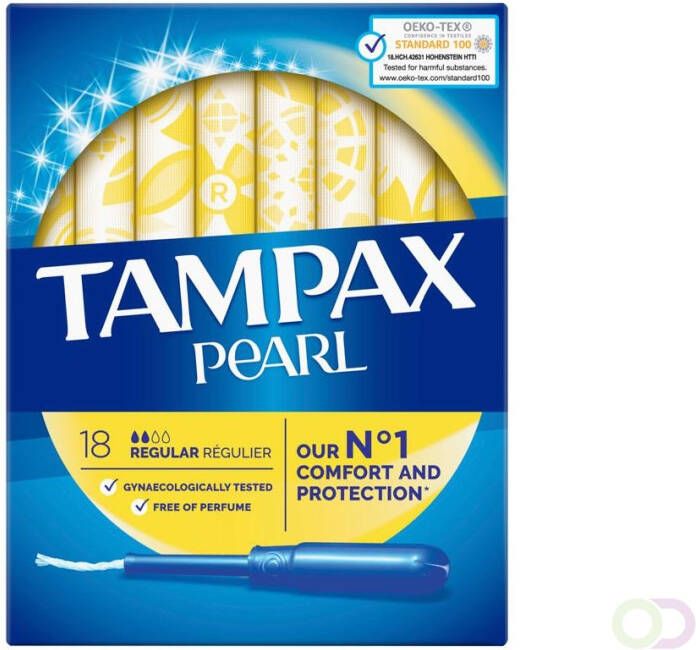 Tampax Pearl Regular Tampons Inbrenghuls x18