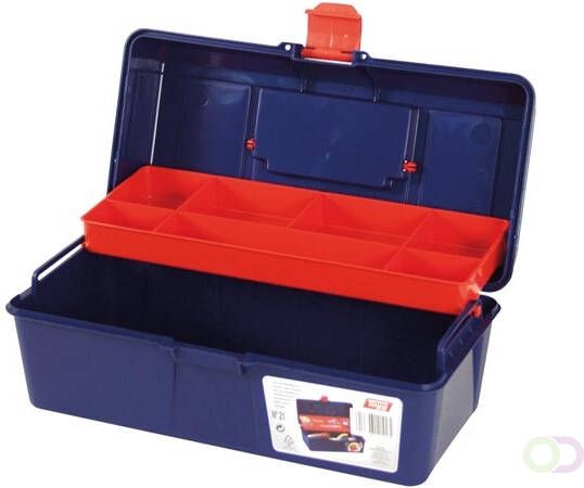 Velleman Gereedschapskoffer 310 x 160 x 130 mm met Inlegbak 6 4 L