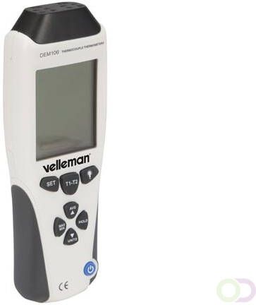 Velleman THERMOMETER MET THERMOKOPPEL TYPE K J