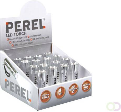 TOONBANKDISPLAY MET 16 x LEDZAKLAMP (9 LEDS)