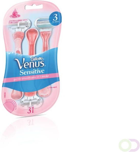 Venus Pink Sensitive Wegwerpmesjes