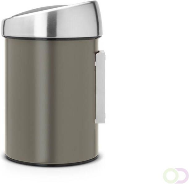 Wandafvalemmertje Touch Bin 3 ltr Brabantia