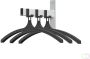 V-part wandgarderobe 3 haken met hangers - Thumbnail 1