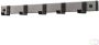 V-Part Wandgarderobe HIQ 5 haken - Thumbnail 1