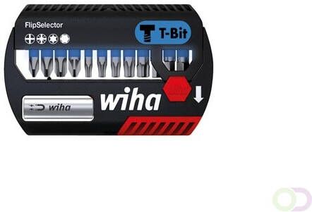 Wiha Bitset FlipSelector T bit 25 mm assorti 13 delig 1 4"(41826 )